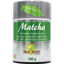Matcha Bio poudre de thé vert japonais 100gr. De nouvelles racines