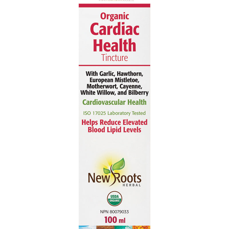 Cardiac Health organic tincture 100ml cardiovascular health New Roots
