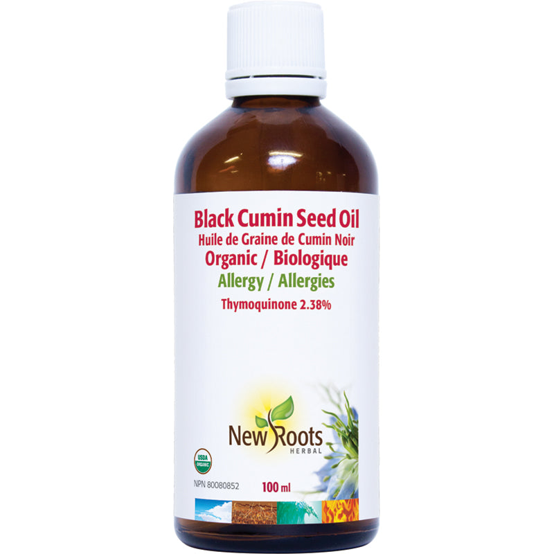 Black Cummin Seed Oil Orgânico 100ml Novas Raízes
