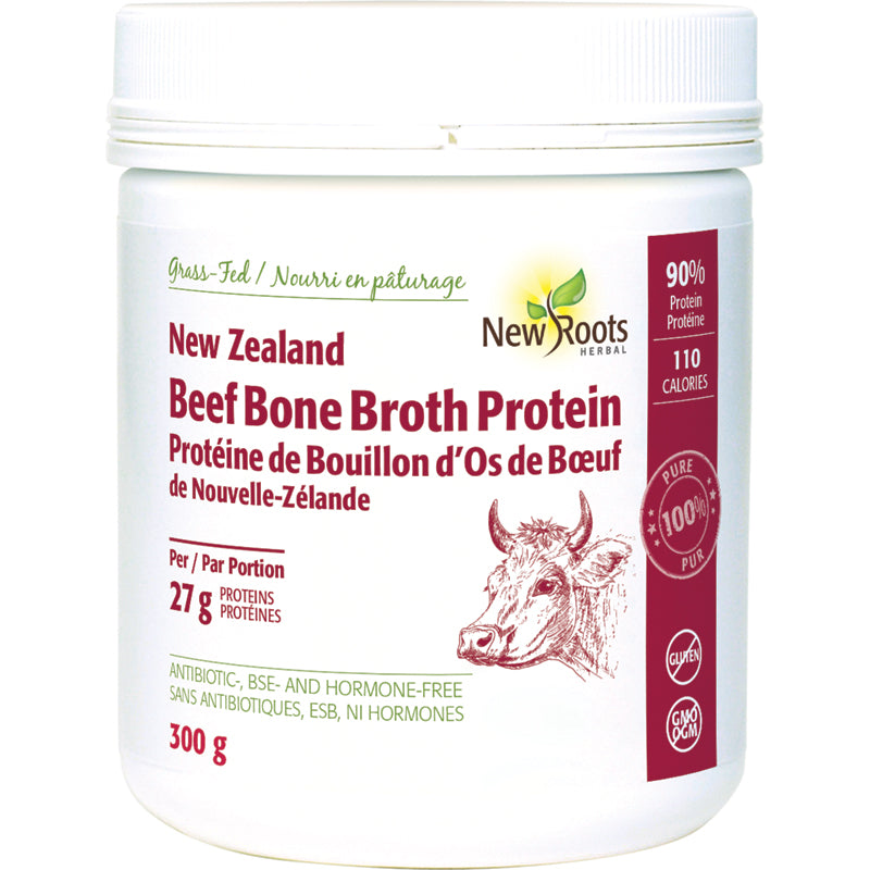 Proteína de Caldo de Osso de Carne Grama alimentada Nova Zelândia 300gr. Novas Raízes