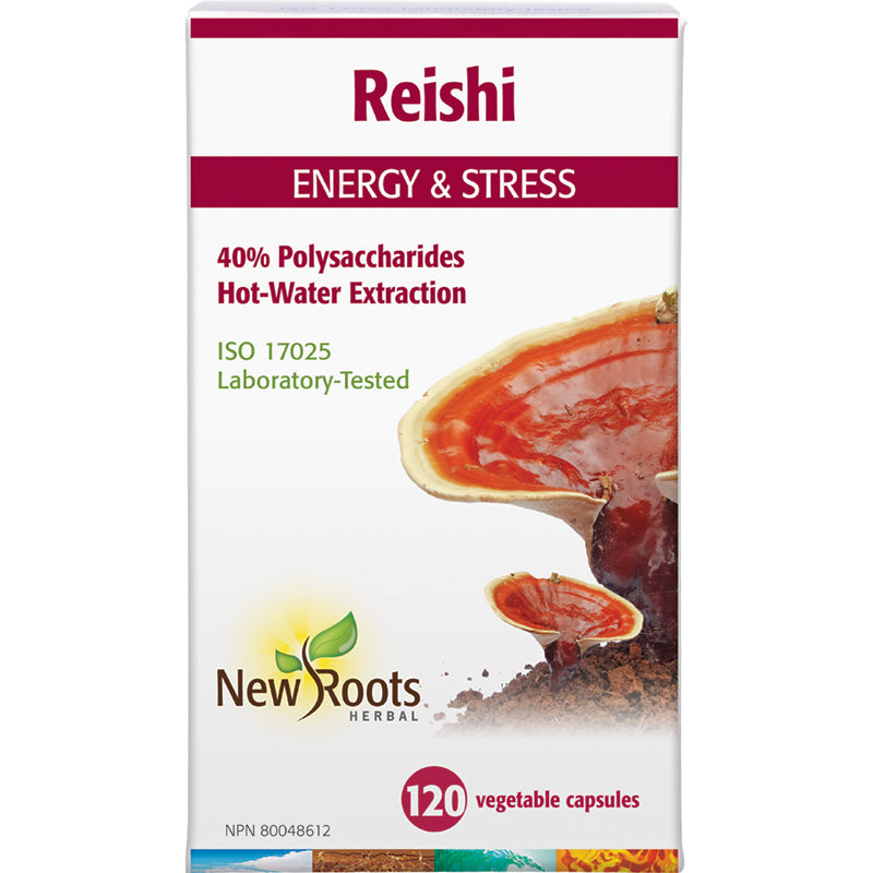 Reishi Energy e Stress 120's Novas Raízes