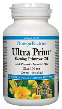 Huile d'onagre Ultra Prim 1000mg 90's Natural Factors