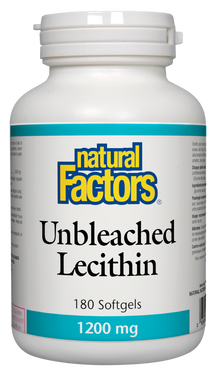 Lécithine non blanchie 1200 mg 180's Liver Health Natural Factors