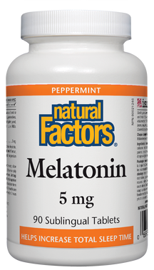 Melatonina 5 mg 90 tabs sublinguais fatores naturais