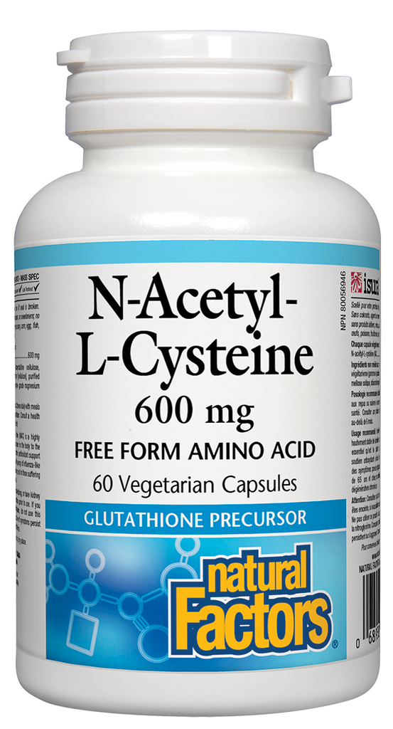 N-Acethyl-L-Cysteine  600mg 60 Caps. N.F.