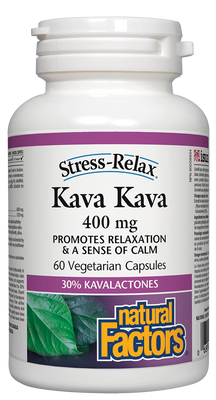 Kava Kava 400 mg 60 Vegetarian caps 60's relaxation & sense of calm