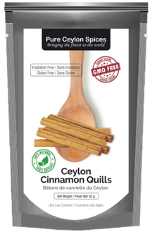 Pure Ceylon Cinnamon Quills 50 gr. GMO free