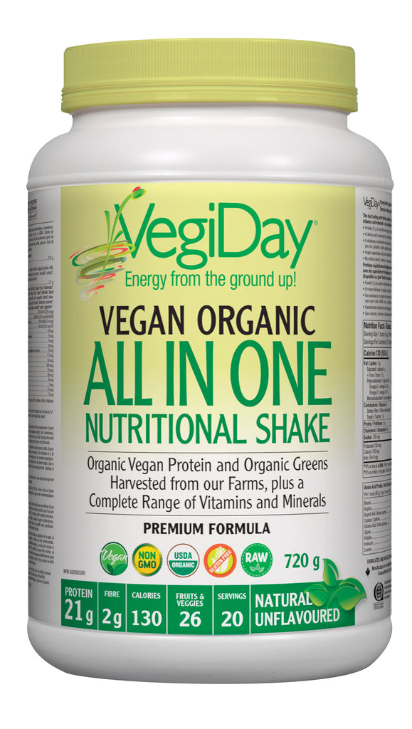 VegiDay All In One Shake Nutricional Natural Sem Sabor