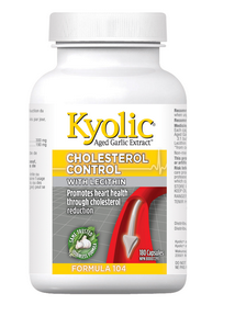 Kyolic Aged Garlic Extract 180's Cholesterol Control formula 104