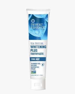 Desert Essence Tea Tree oil Whitening plus Toothpaste cool mint