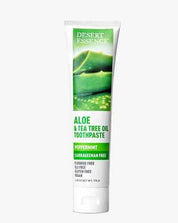 Desert Essence Aloe And Tee Creme dental com creme de leite 176gr.