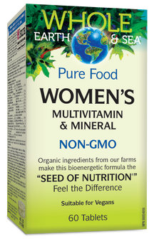 Anos 60 multivitamínicos femininos na terra e no mar