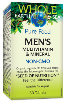 Terre entière et mer multivitamines pour hommes des années 60