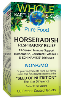 Whole Earth and Sea Horseradish Respiratory Relief 60's