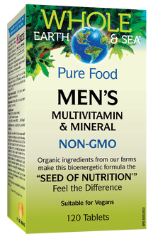 Terre entière et mer Multivitamines pour hommes 120's