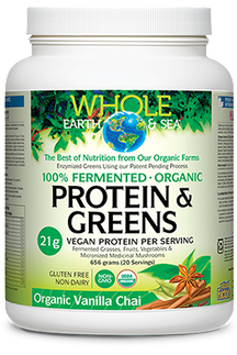 Fermented Organic Protein and Greens, Organic Vanilla Chai