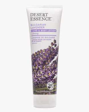 Loção para mãos e corpo da Lavender búlgara da Essência do Deserto