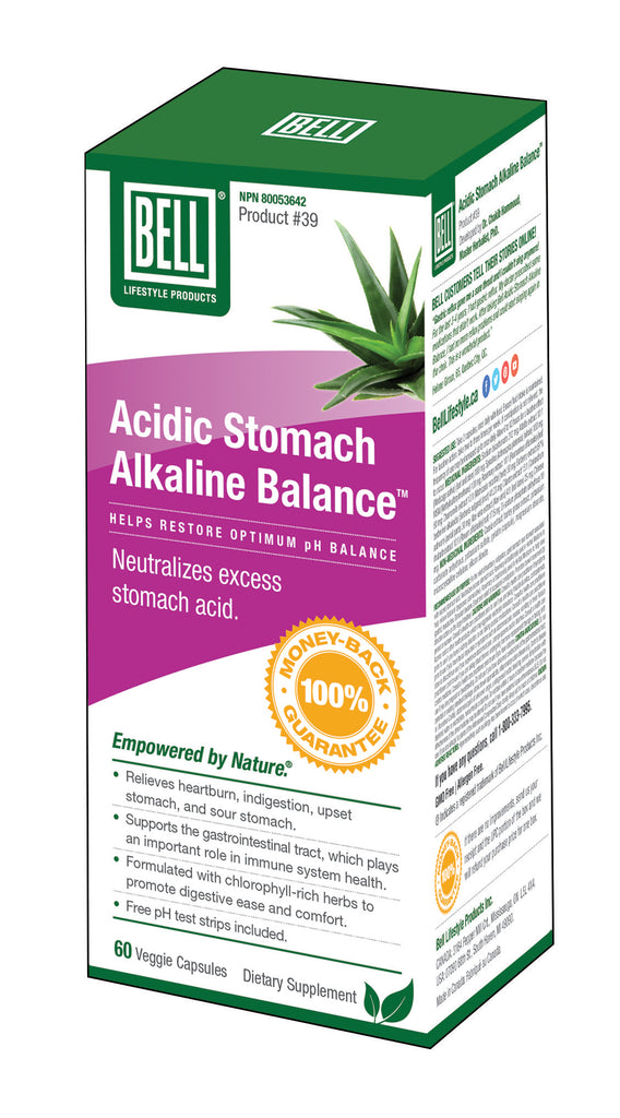 Acidic Stomach Alkaline Balance 60's Bell Style de vie