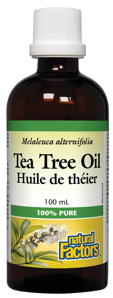 Óleo da árvore do chá 100 ml Fatores naturais 100% puros