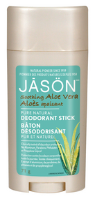 Calmante Aloe Vera Desodorante em bastão puro natural 71g Jason
