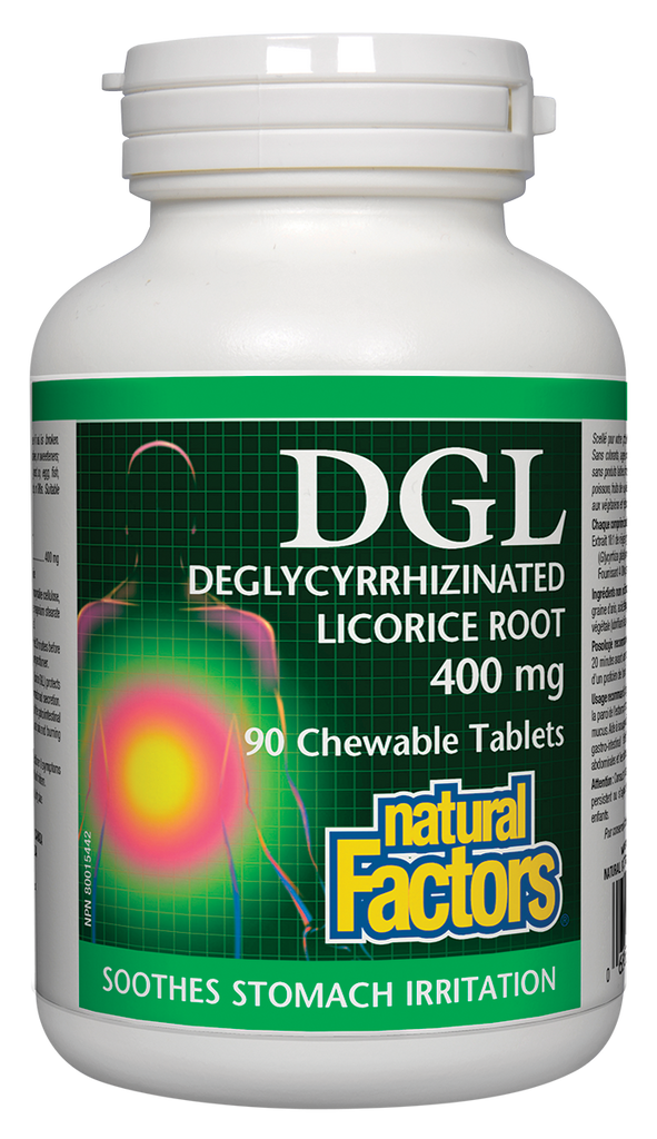 DGL Racine de réglisse déglycyrrhizinée 400 mg 90 à mâcher. N.F.
