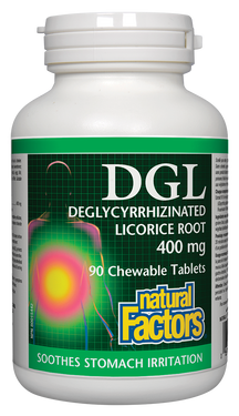 DGL Raiz de alcaçuz desglicirrizinizada 400 mg 90 mastiga. N.F.