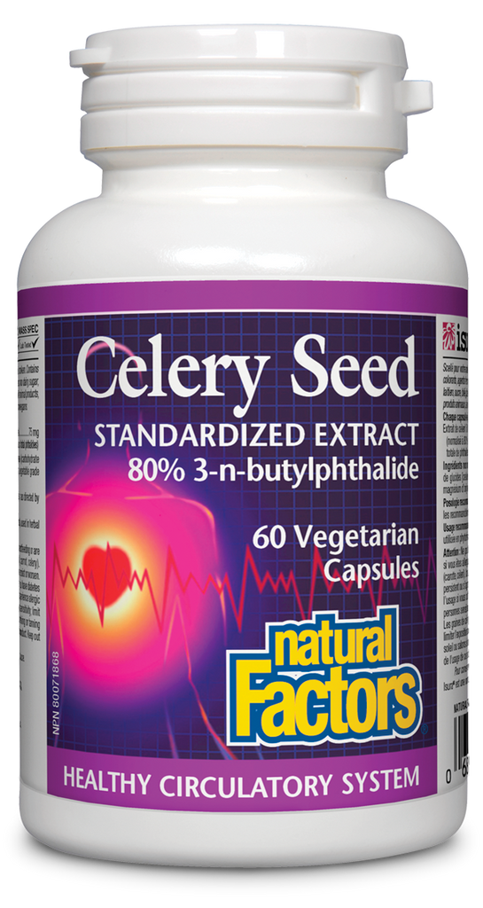 Celery Seed Extract 60 caps Natural Factors