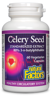 Celery Seed Extract 60 caps Natural Factors