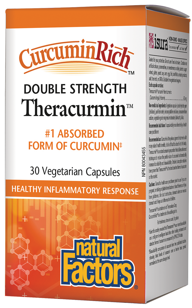 CurcuminRich Theracurmin Double Strength 30 cápsulas