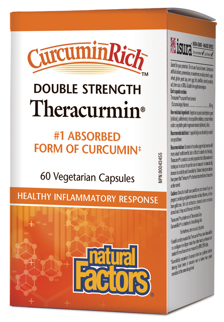 CurcuminRich Theracurmin Double Strength 60caps