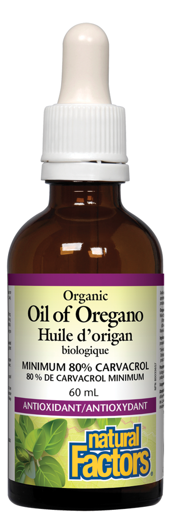 Organic Oil of Oregano 60 ml Natural factors