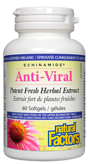 Echinamide Anti-Viral 60's aide à combattre les infections des voies respiratoires 60's