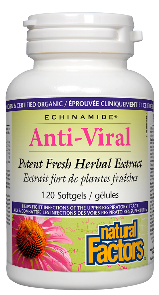Echinamida Anti-Viral 60's ajuda a combater infecções do trato respiratório 120's