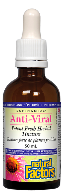 La teinture anti-virale Echinamide 50 ml aide à lutter contre les infections des voies respiratoires