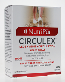 NutriPur CIRCULEX 100% natural dos anos 60 Pernas, Veias, Circulação