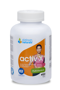 Activ-X mineral multivitamínico para mulheres naturais de platina 120