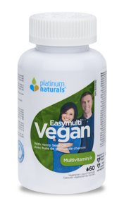 Easy Multi Vegan para mulheres e homens 60's Platinum naturals