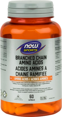 BCAA Branched Chained Amino Acids 60 caps NOW Sports