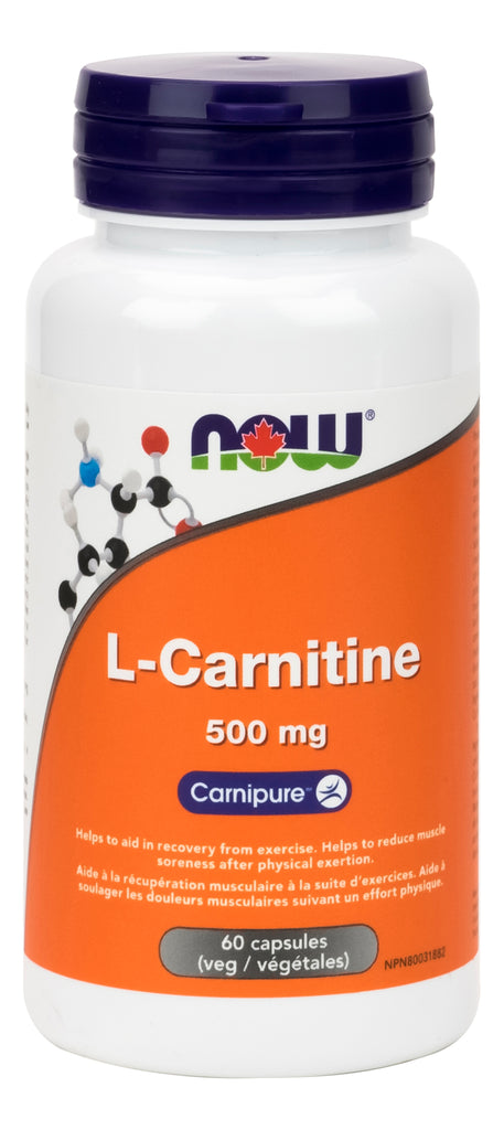 L-Carnitine 500mg 60 caps NOW