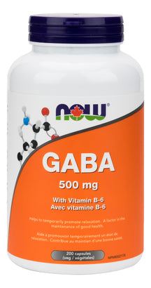 GABA 500 mg avec B-6 200 gélules MAINTENANT