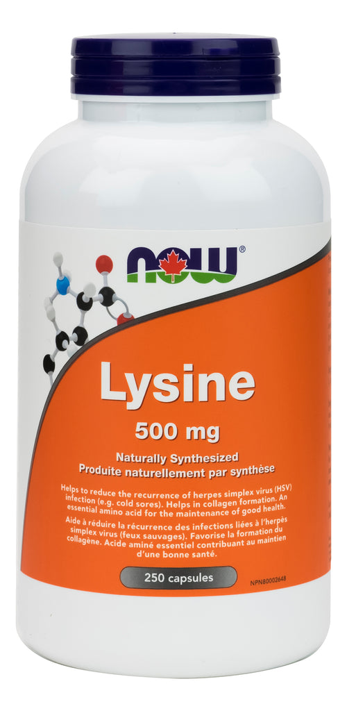 L-Lysine 500mg 250 caps NOW