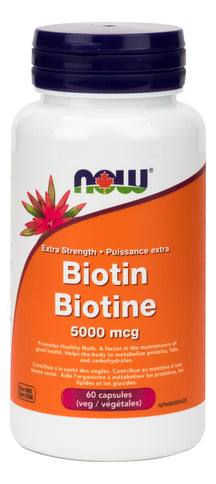 Biotin 5000mcg 60caps NOW
