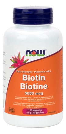 Biotin 5000mcg 120caps NOW