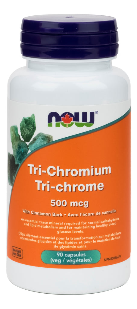 Tri-Chromium with cinnamon bark 500mcg 90caps NOW