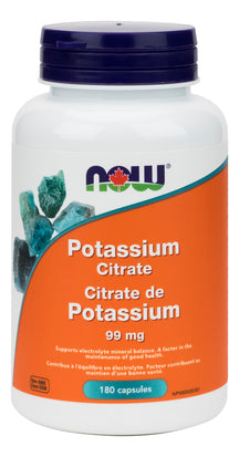 Potassium Citrate 99mg 180caps NOW