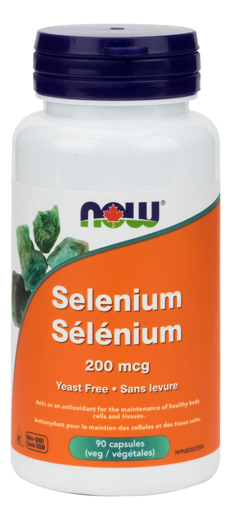 Selenium 200mcg 90caps NOW