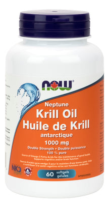 Neptune Krill Oil 100% pure 1000mg 60's MAINTENANT