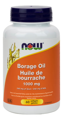 Borage Oil 1000mg 60's NOW