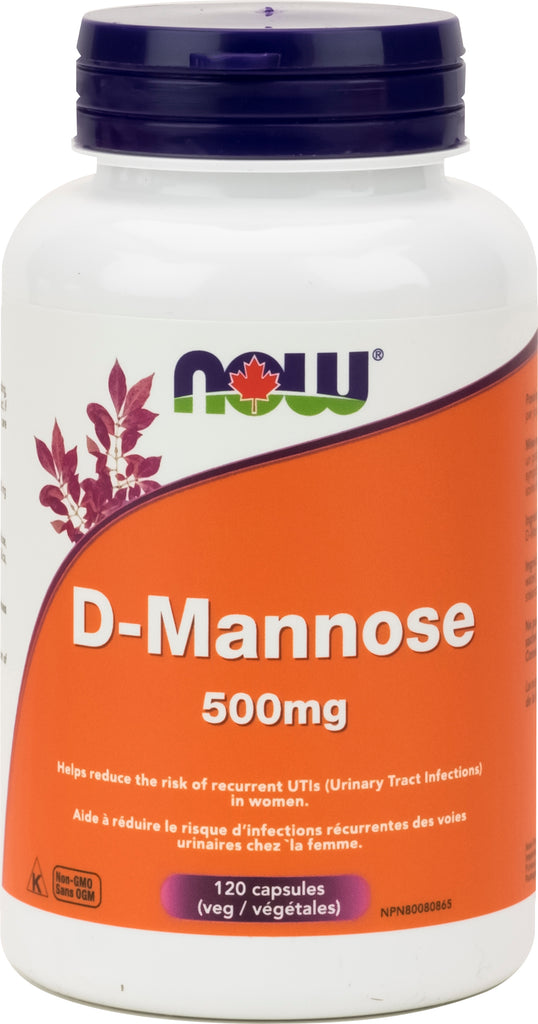 D-Mannose 500 mg 120 gélules MAINTENANT