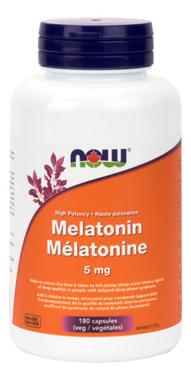 Melatonin 5 mg 180's NOW